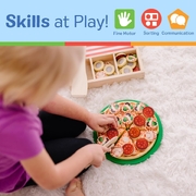 Melissa & Doug Wooden Pizza Party Playset