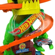 Mattel Hot Wheels City T-Rex Blaze Battle Playset