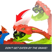 Hot Wheels Monster Trucks Snake Slam Takedown Playset