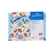Marvel Spiderman Cotton Quilt Cover Set Single Bed