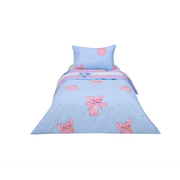 Disney Stitch Cotton Quilt Cover Set -Single Bed Ice Cream