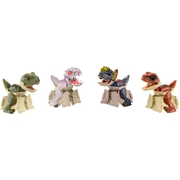 Mattel Jurassic World 4-Pack Egg to Dinosaur Transforming Toys