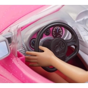 Barbie Doll & Car Playset Sparkly Pink 2-Seater Toy Convertible DJR55