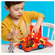 Marvel Iron Man and His Awesome Friends Giant-Sized Armor Iron Jet Playset