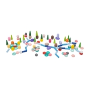 Viga Wooden Nature Treasures Blocks (141 pcs)