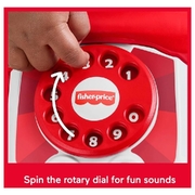 Fisher-Price 80th Anniversary Red Chatter Pull Along Telephone Toy