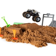 Monster Jam Dirt Deluxe Set With Kinetic sand Max-D Maximum Destruction