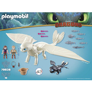 Playmobil How to Train your Dragon Light Fury with Kids 16pc 70038 