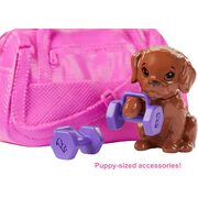 Barbie You Can Be Anything Fitness Doll, Red-Haired, with Puppy