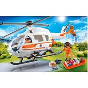 Playmobil City Life Rescue Helicopter 38pc 70048