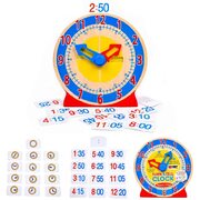 Melissa & Doug Wooden Turn and Tell Clock