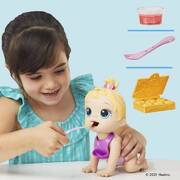 Baby Alive Lil Snacks Doll Eats and "Poops," 8-inch Baby Doll Blonde