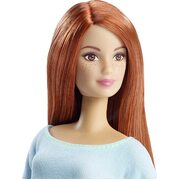 Barbie Made To Move Doll Red Hair Doll Blue Top