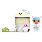 Lalaloopsy Littles Doll Bundles Snuggle Stuff with Pet Yarn Ball Bear, 7" Winter doll