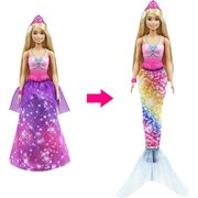 Barbie Dreamtopia 2-in-1 Princess to Mermaid Fashion Transformation Doll