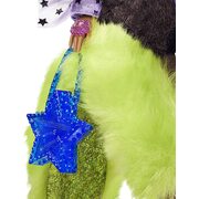 Barbie Extra Doll #7 in Top, Shorts & Furry Shrug with Pet Pomeranian
