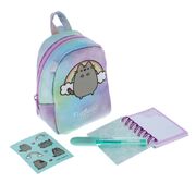 Pusheen The Cat Tie Dye Mini Backpack Keyring Set