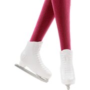 Barbie You Can Be Anything Ice Skater Player Brunette Doll HCN31