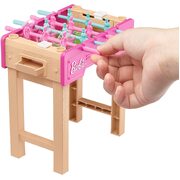 Barbie Foosball Table and Pet Mini Playset Accessories