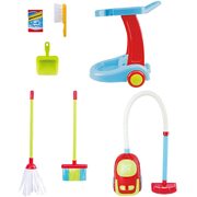 PlayGo My Cleaning Trolley with Power Vacuum Cleaner Role play Toy 