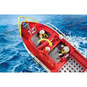 Playmobil City Life Fire Rescue Boat 70pc 70147