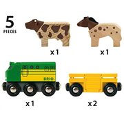 Brio World Farm Train 5pc 33404