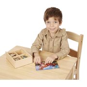 Melissa & Doug Wooden Jigsaw Puzzles in a Box Dinosaur 4-in-1