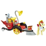 My Little Pony Minifigures Super Speedy Squeezy 6000 Set with Flim and Flam 