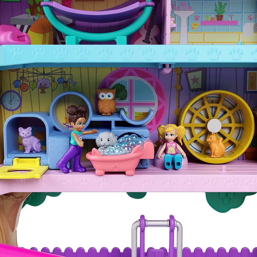 Polly Pocket Pet Adventure Treehouse Playset