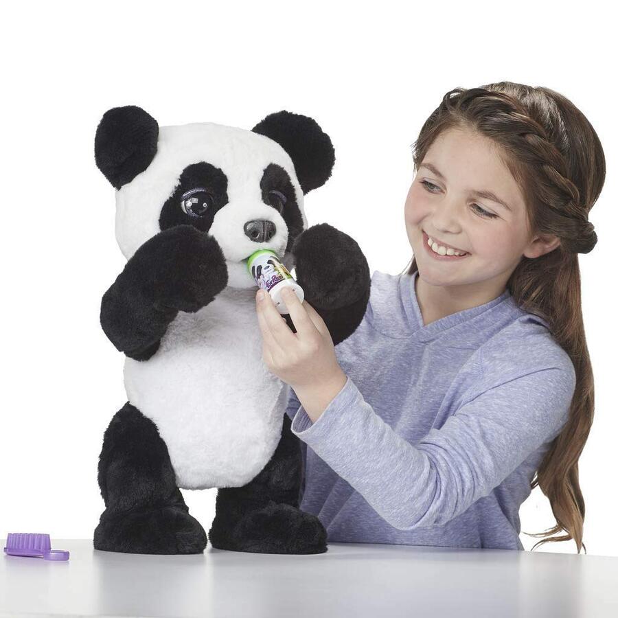 Furreal Friends Plum The Curious Panda Bear Interactive Kids Plush
