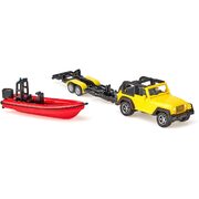 Siku 1658 Die-Cast Vehicle Jeep with Boat