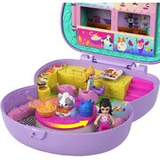 Polly Pocket Sushi Shop Cat Restaurant Compact Playset