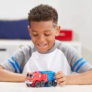 Transformers Bumblebee Cyberverse Adventures Smash Changer Optimus Prime 9-inch