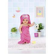 Baby Born Bath Hooded Towel Set 43cm Doll Clothes
