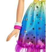 Barbie Large doll Blond Hair And Rainbow Dress 28" 71cm