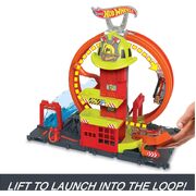 Hot Wheels City Super Loop Fire Station