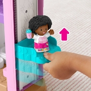 Fisher Price Little People Barbie Litlle DreamHouse Bundle with 7 Figures and 4 Vehicles