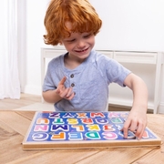 Melissa & Doug Ms. Rachel Alphabet Phonics Wood Sound Puzzle