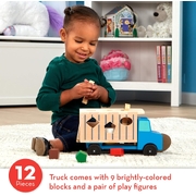 Melissa & Doug Wooden Shape-Sorting Dump Truck