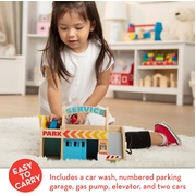 Melissa & Doug Wooden Service Station Parking Garage
