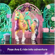 Unicorn Academy Ava & Colour Change Leaf Stall Playset