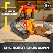 Monster Jam Smash & Bash SmashBot 1:64 Playset