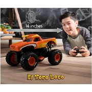 Monster Jam El Toro Loco RC Monster Truck with Atomizer Smoke Effects, 1:15 Scale