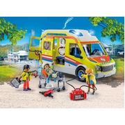 Playmobil City Life Ambulance with Lights and Sound 67pc 71202