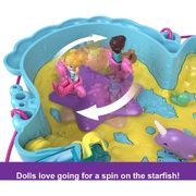 Polly Pocket 35th Anniversary Daddy & Me Seahorse Purse & Accessories Playset