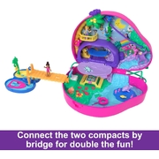 Polly Pocket Sloth Family 2-in-1 Purse Wearable Compact