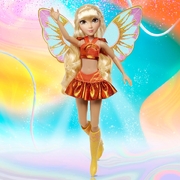 Winx Club Stella Fairy 10.5" Fashion Doll with Glitter Outfit and Removable Wings