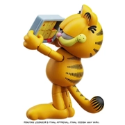 Garfield with Pooky and Lasagna Tray 4" Articulated Figure