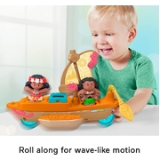 Fisher-Price Little People Disney Princess Moana & Maui’s Canoe Playset