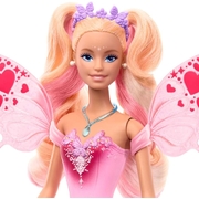 Barbie Fantasy Fairy Doll With Color-Change Wings And Outfit JCP76